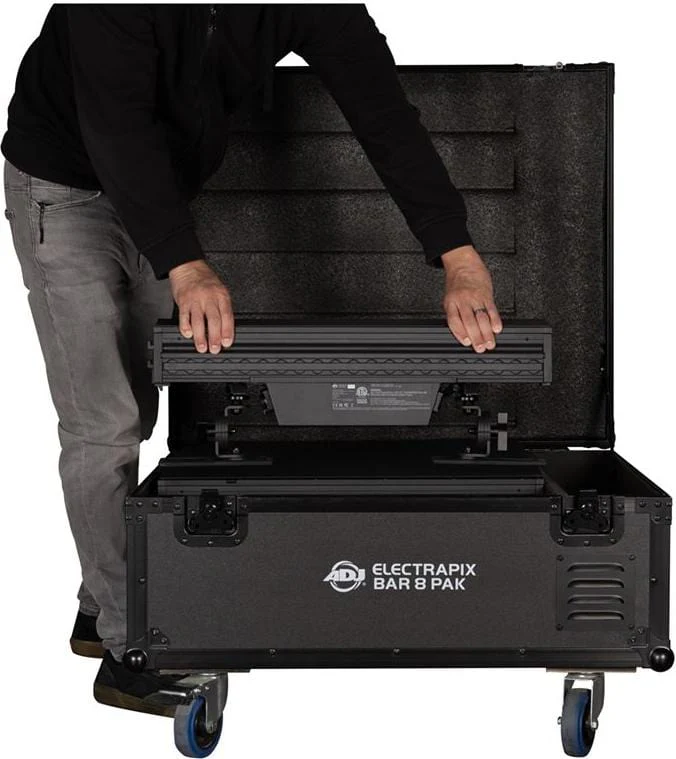 ADJ American DJ ELE188 ElectraPix Bar 8 Pak - 6x ElectraPix Bar 8 Units with Case - Image 11