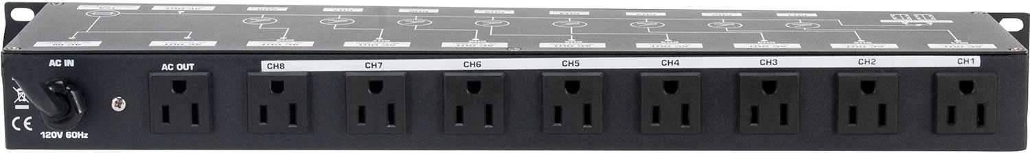 ADJ American DJ POW-R BAR RACK USB Rack Mount Power Center - Image 2
