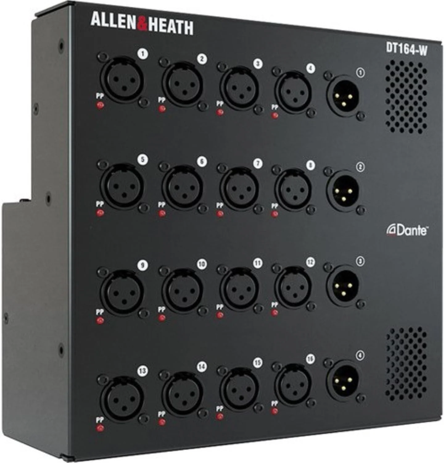 Allen & Heath AH-DT164-W 16 Input x 4 Output Dante Audio Expander Wall Box - 48kHz / 96kHz - Image 4
