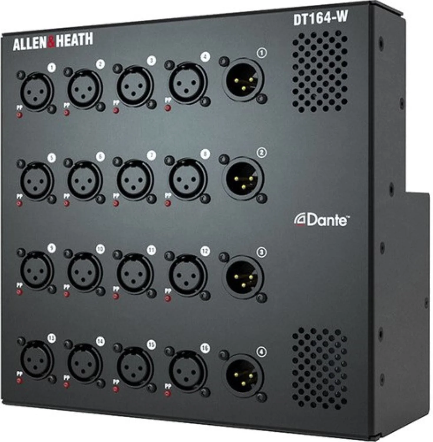 Allen & Heath AH-DT164-W 16 Input x 4 Output Dante Audio Expander Wall Box - 48kHz / 96kHz - Image 6