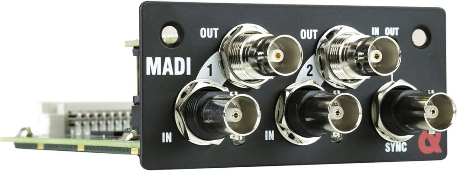Allen & Heath AH-M-SQ-MADI-A 64 X 64 MADI Card for SQ / AHM Series - 96kHz / 48kHz - Image 2