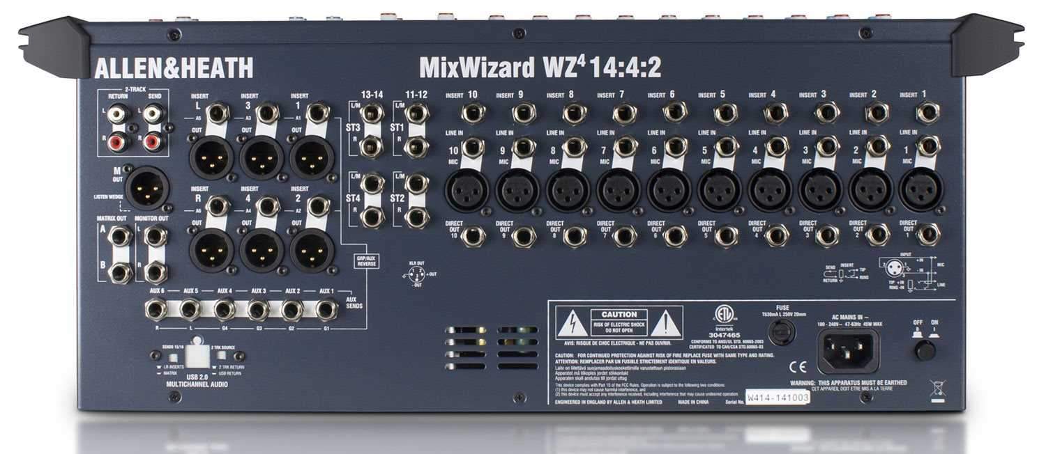 Allen & Heath Mix Wizard 14-Channel 4-Bus Mixer - Image 5
