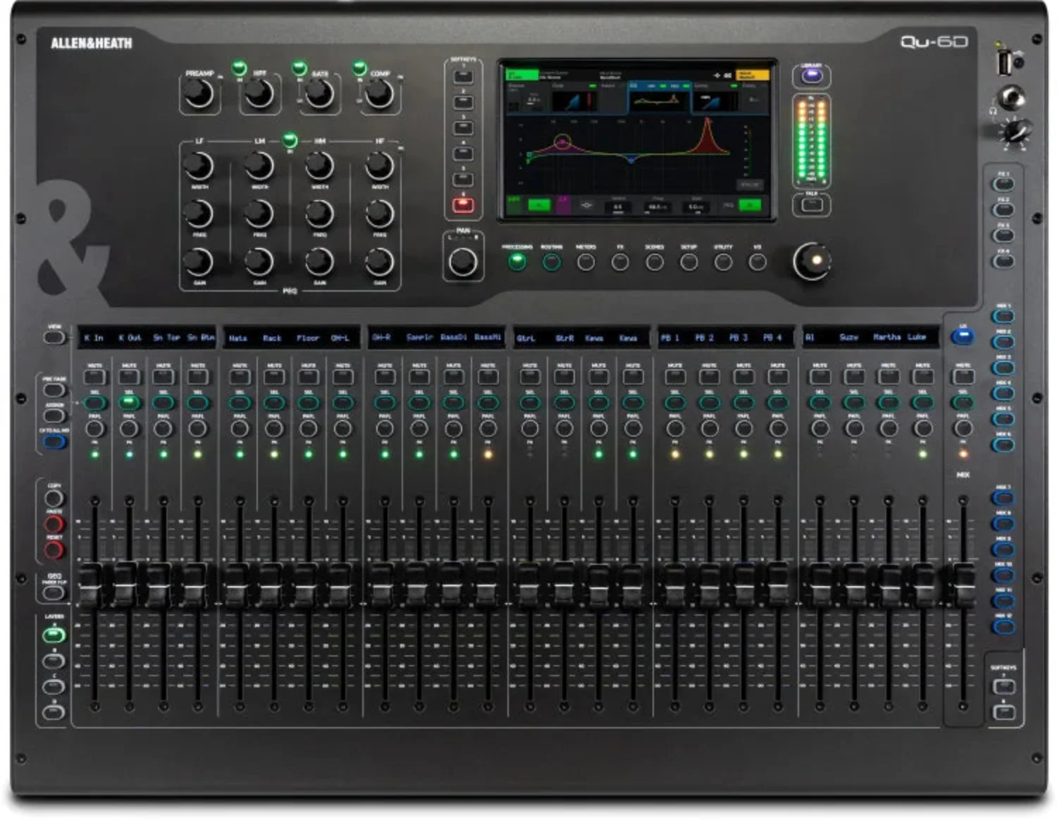 Allen & Heath Qu-6D 38-channel Digital Mixer with Dante