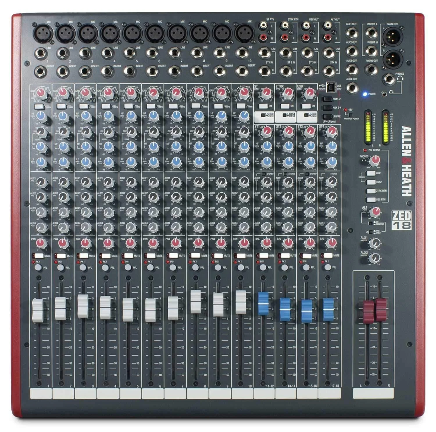Allen & Heath ZED 18 PA Mixer with USB I/O - Image 3