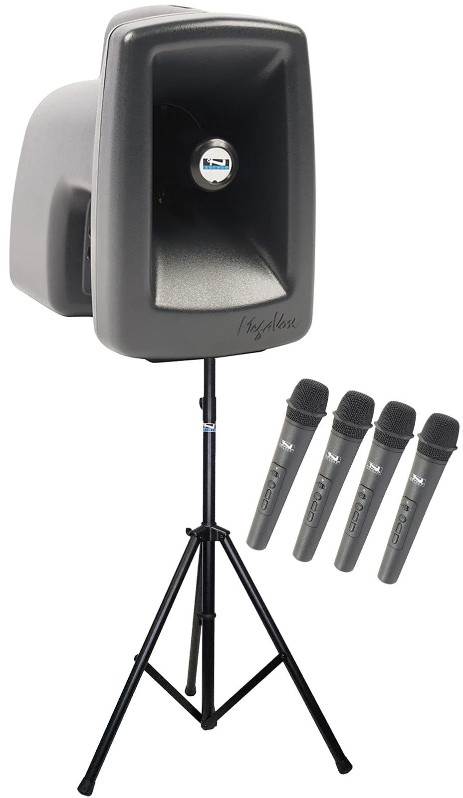 Anchor Audio 515400 MegaVox System X4 - Anchor-Air / 4x Handheld Wireless Microphones
