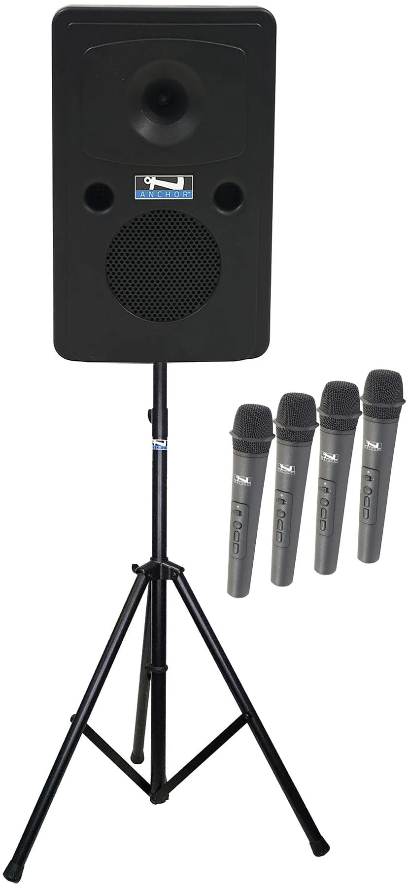 Anchor Audio 612400 Go Getter 2 System 4 - Anchor-Air / 4x Handheld Wireless Microphones