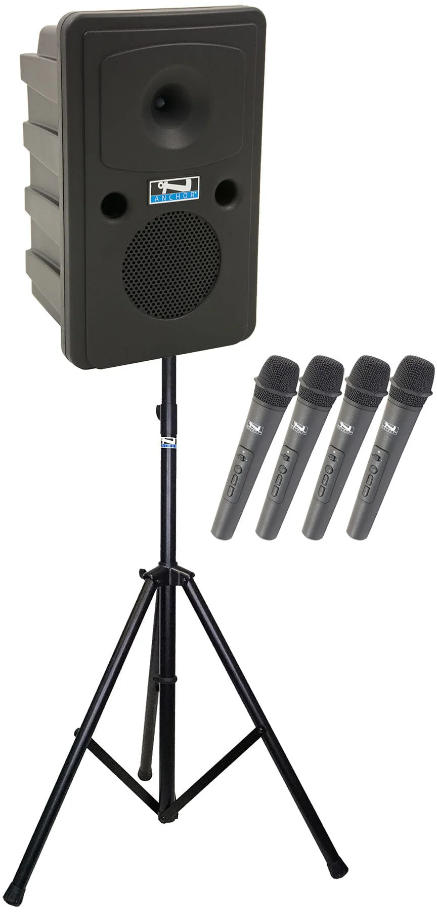 Anchor Audio 615400 Go Getter 2 System X4 - Anchor-Air / 4x Handheld Wireless Microphones