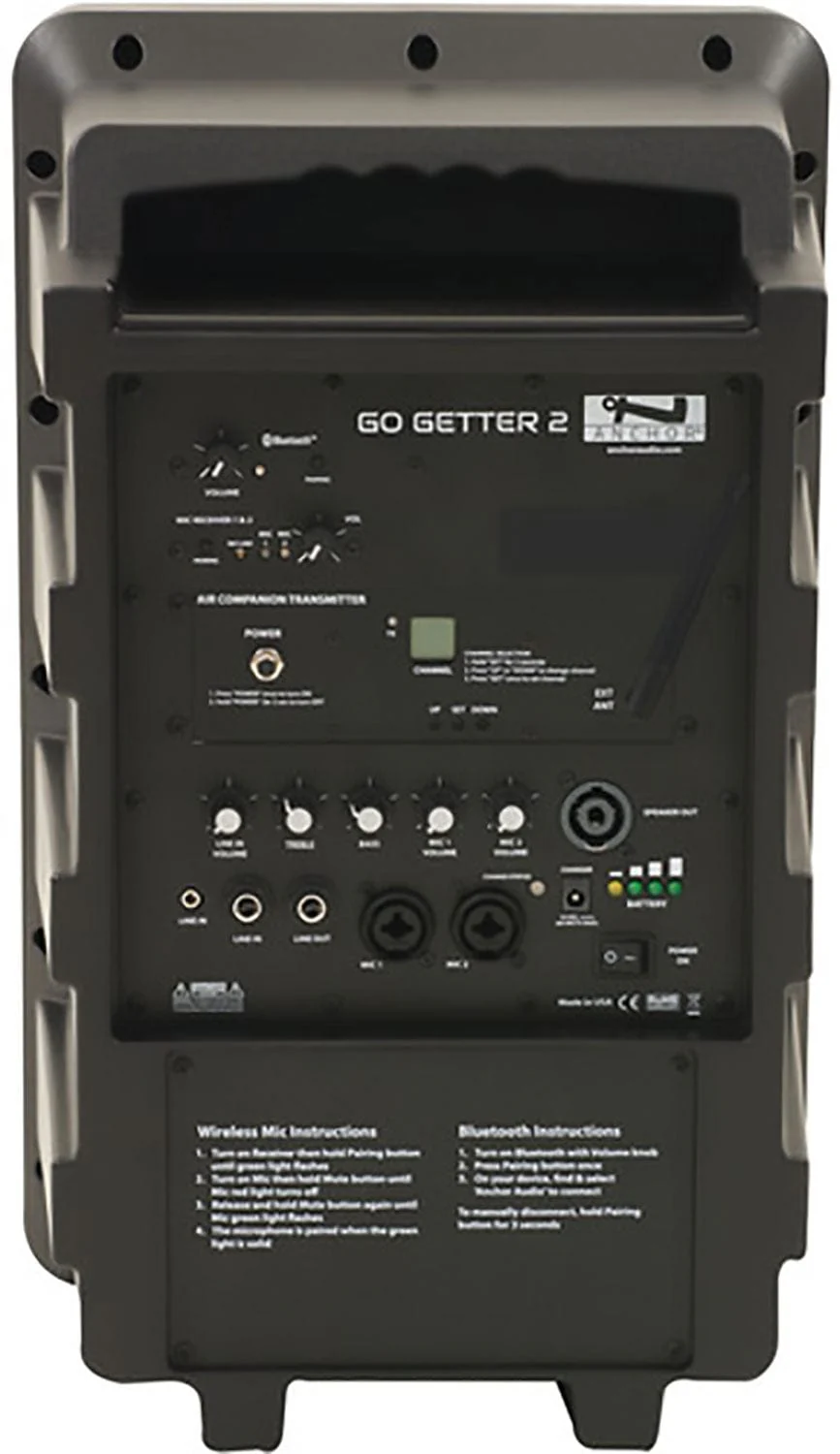 Anchor Audio 665400 Go Getter 2 Pair AIRFLEX XR4 - Anchor-Air / 4x Handheld Wireless Microphones - Image 5