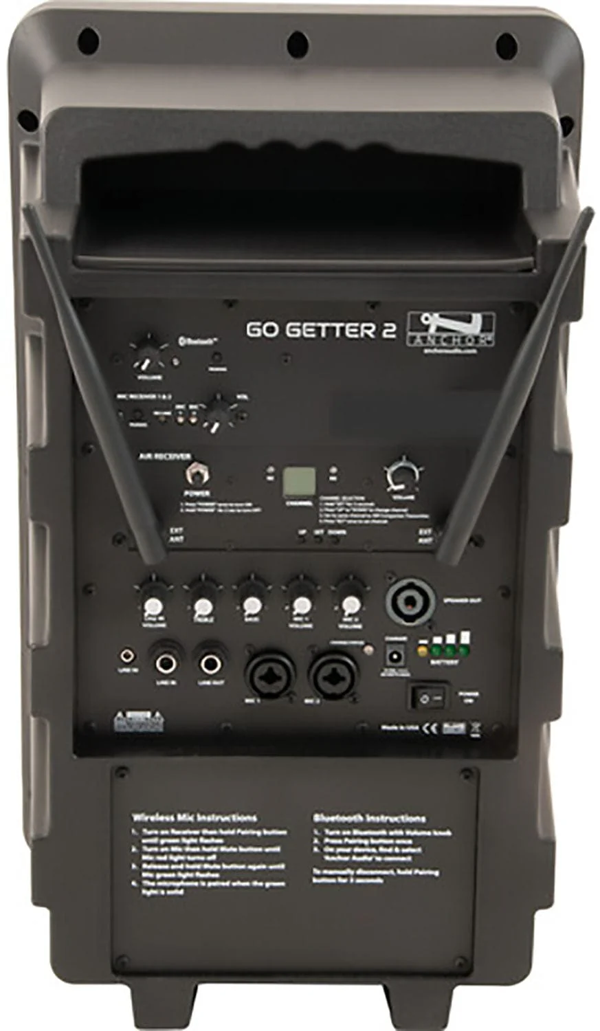 Anchor Audio 665430 Go Getter 2 Pair AIRFLEX XR4 - Anchor-Air / 2x Handheld / 2x Lapel Microphones - Image 9