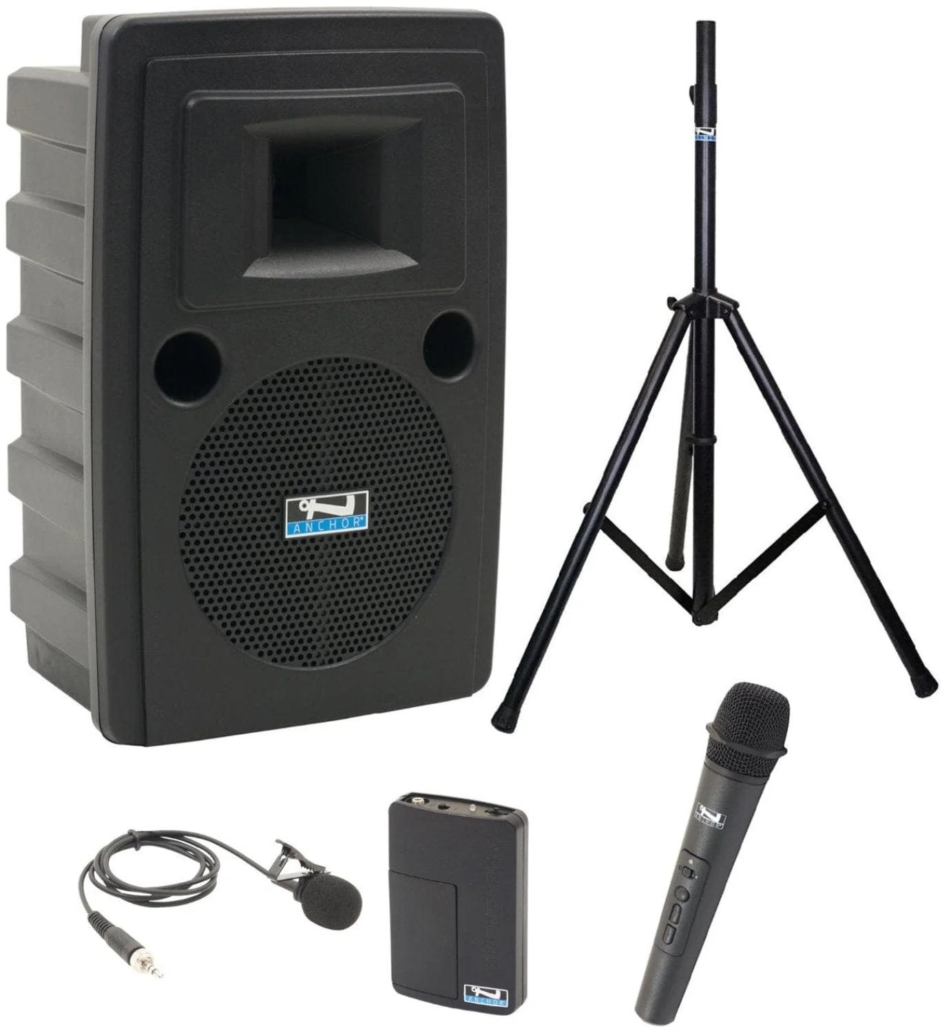 Anchor Audio 714230 Liberty 2 System X2 - Anchor-Air / Handheld / Lapel Wireless Microphones