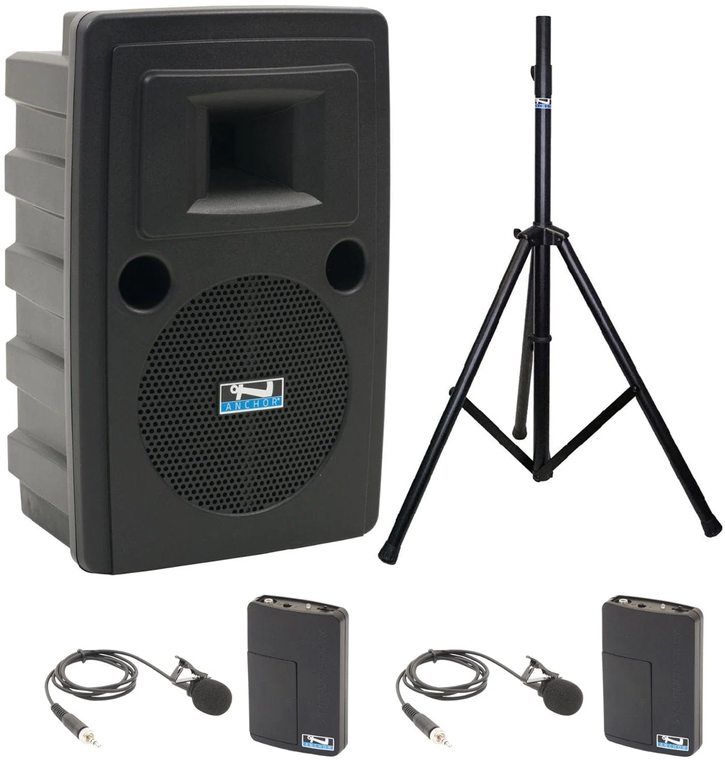 Anchor Audio 714260 Liberty 2 System X2 - Anchor-Air / 2x Lapel Wireless Microphones