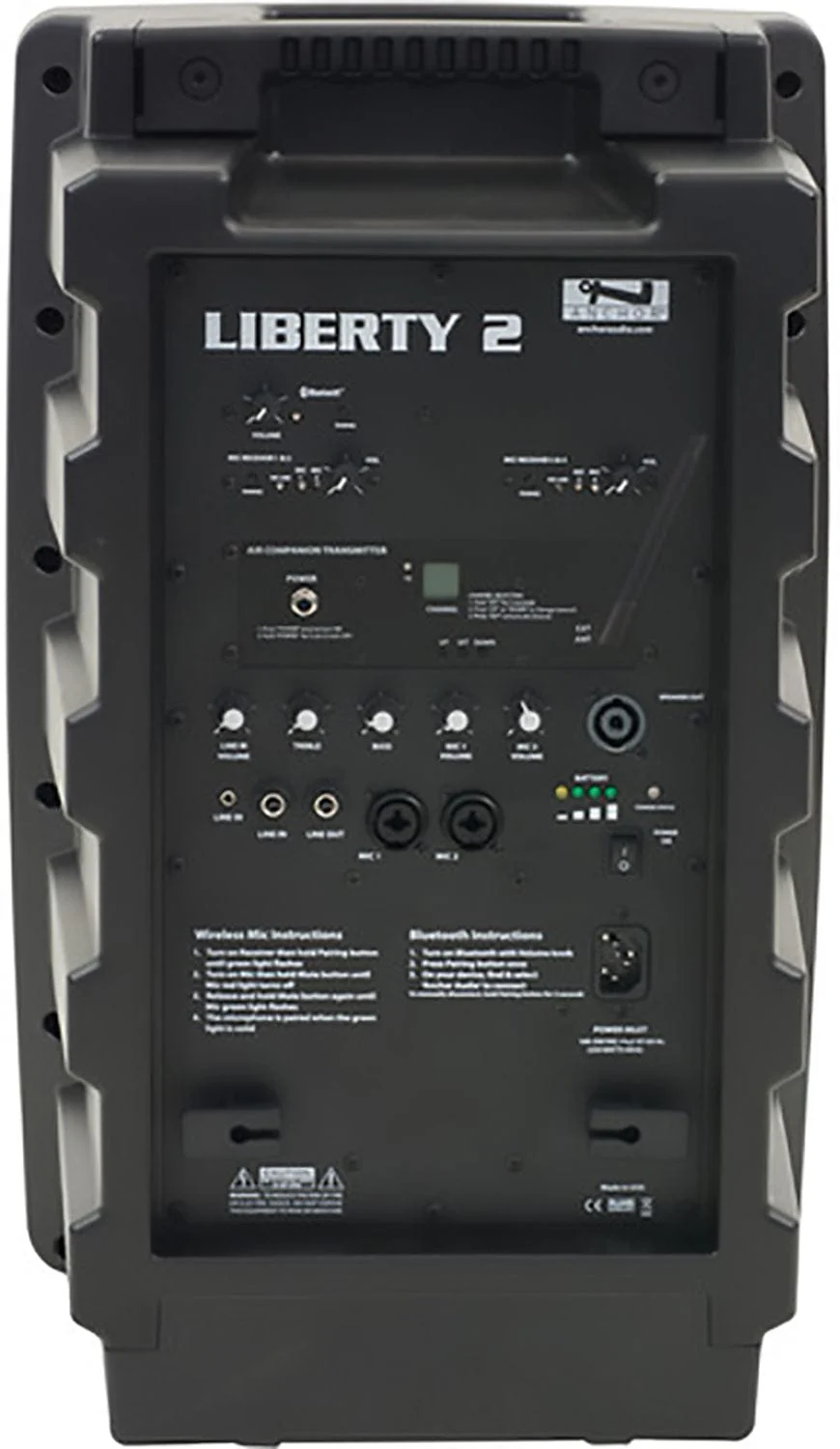 Anchor Audio 715430 Liberty 2 System X4 - Anchor-Air / 2x Handheld / 2x Lapel Wireless Microphones - Image 6