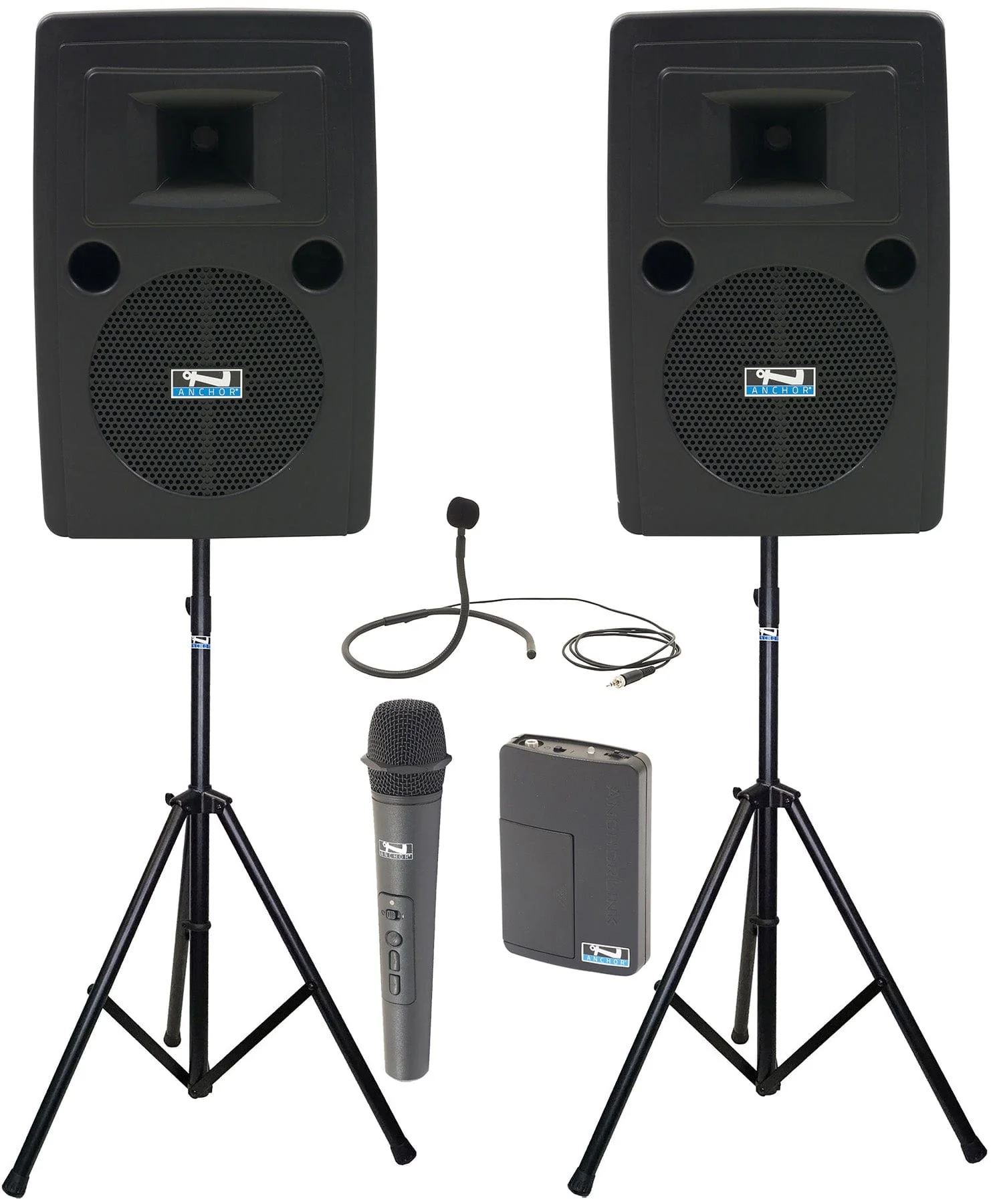 Anchor Audio 760235 Liberty 2 Pair LIB2-AIR X2 - Anchor-Air / Handheld / Collar Wireless Mics