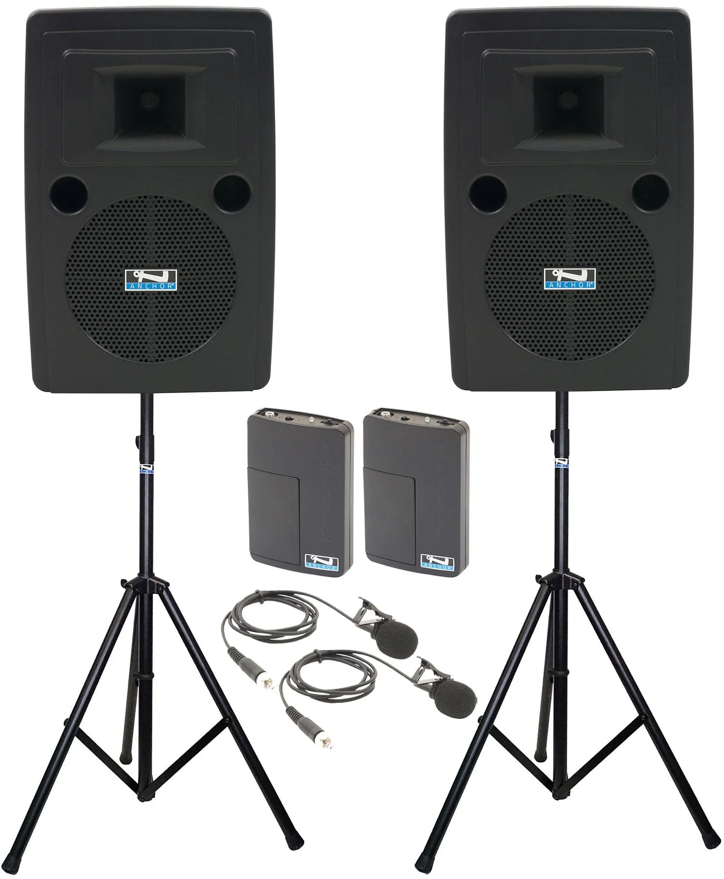 Anchor Audio 760260 Liberty 2 Pair LIB2-AIR X2 - Anchor-Air / 2x Lapel Wireless Microphones