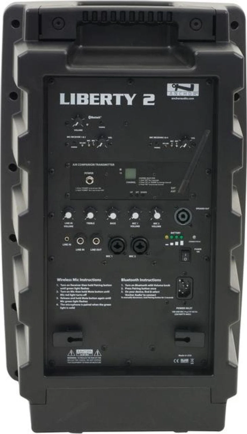 Anchor Audio 760439 Liberty 2 Pair LIB2-AIR X4 - Anchor-Air / 3 Handheld / 1 Lapel / 1 Headband Mics - Image 3