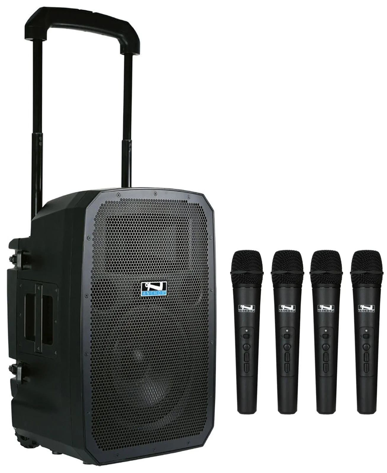 Anchor Audio 781400 Liberty 3 Hub System - AnchorLink 3 / AnchorFlex / 4x Handheld Wireless Mics