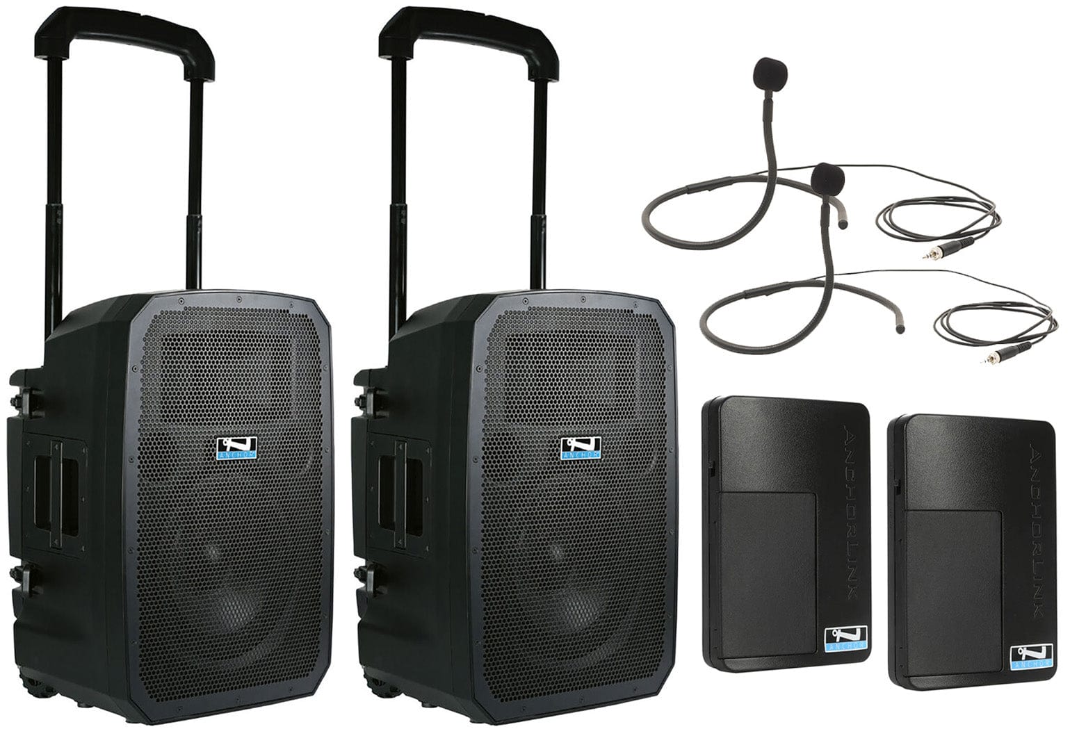 Anchor Audio 783270 Liberty 3 Hub Pair - AnchorLink 3 / AnchorFlex / 2x Collar Wireless Mics