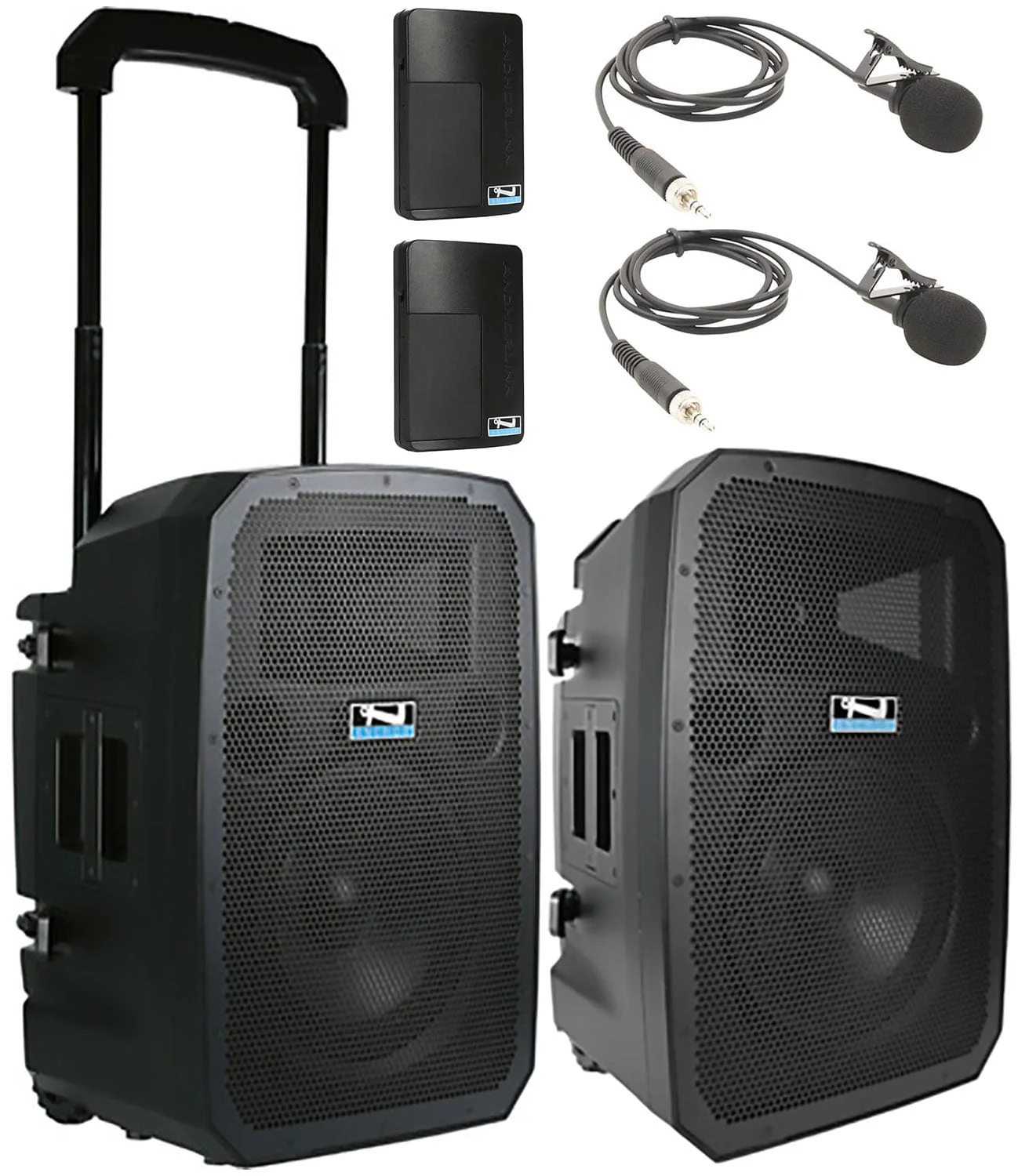 Anchor Audio 784260 Liberty 3 Hub Connect Set - AnchorLink 3 / AnchorFlex / 2x Lapel Wireless Mics