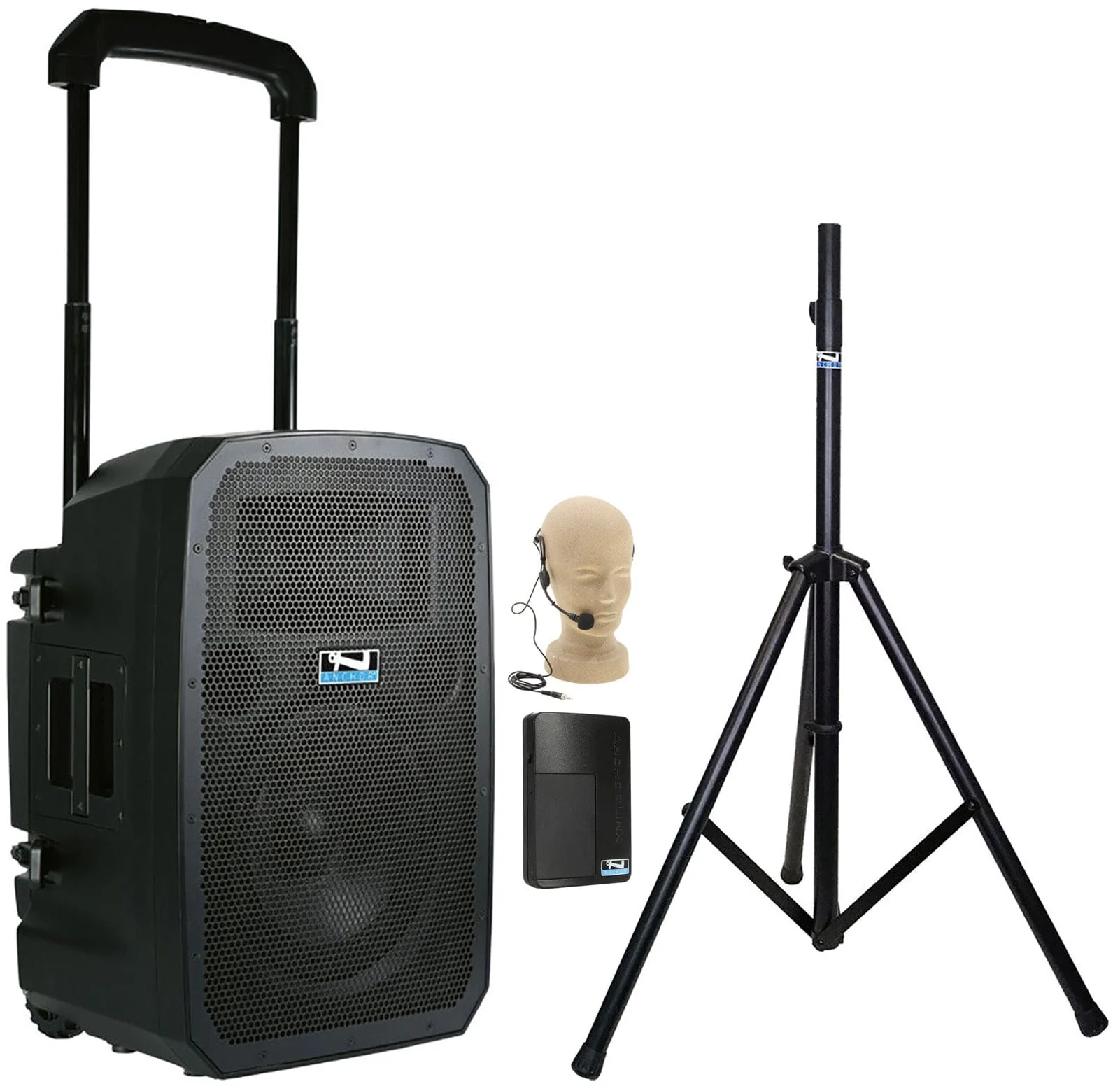 Anchor Audio 786150 Liberty 3 Hub System - AnchorLink 3 / AnchorFlex / Headband Microphone / Stand
