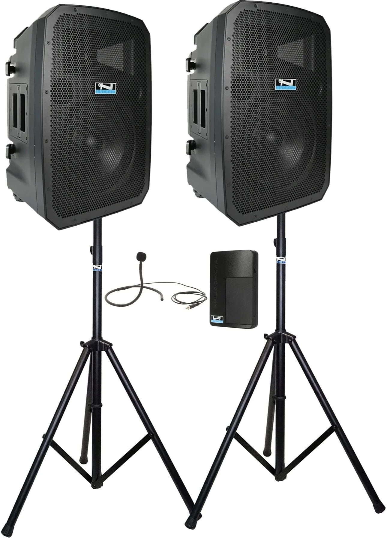 Anchor Audio 788170 Liberty 3 Dual Hub - AnchorLink 3 / AnchorFlex / Collar Wireless Mic / Stands