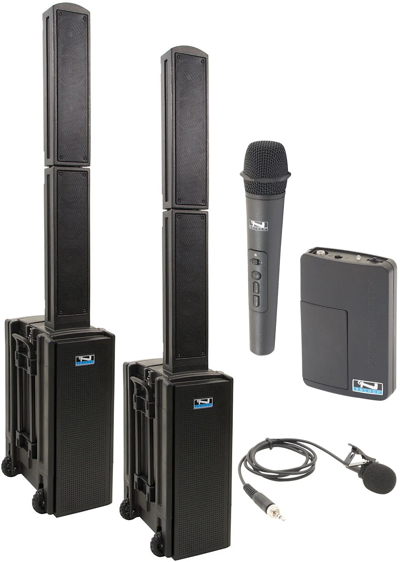 Anchor Audio 860230 Beacon 2 Pair AIR XR2 - Anchor Air / Handheld / Collar Wireless Microphones