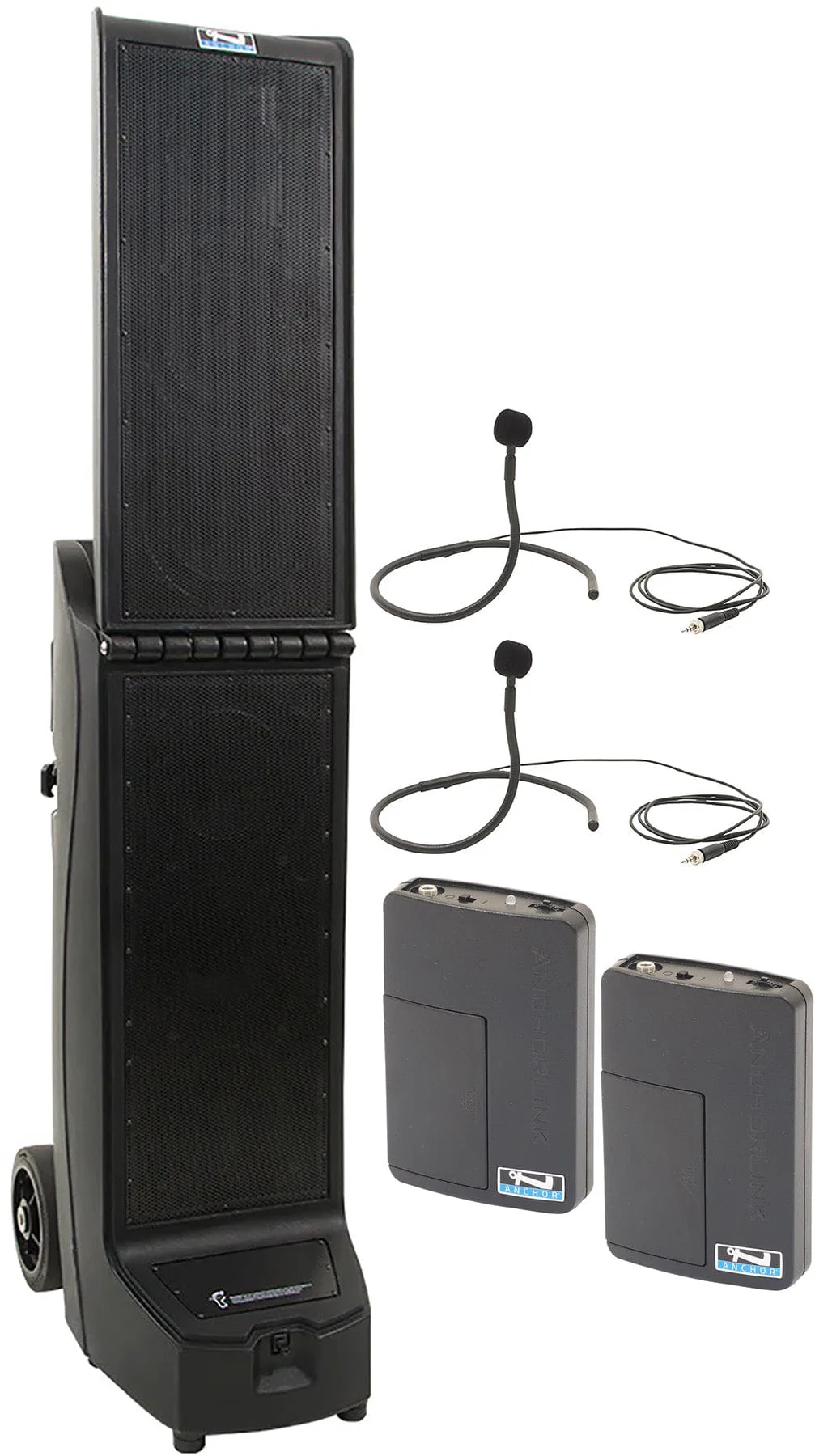 Anchor Audio 914270 Bigfoot 2 System X2 - Anchor-Air / 2x Collar Wireless Microphones