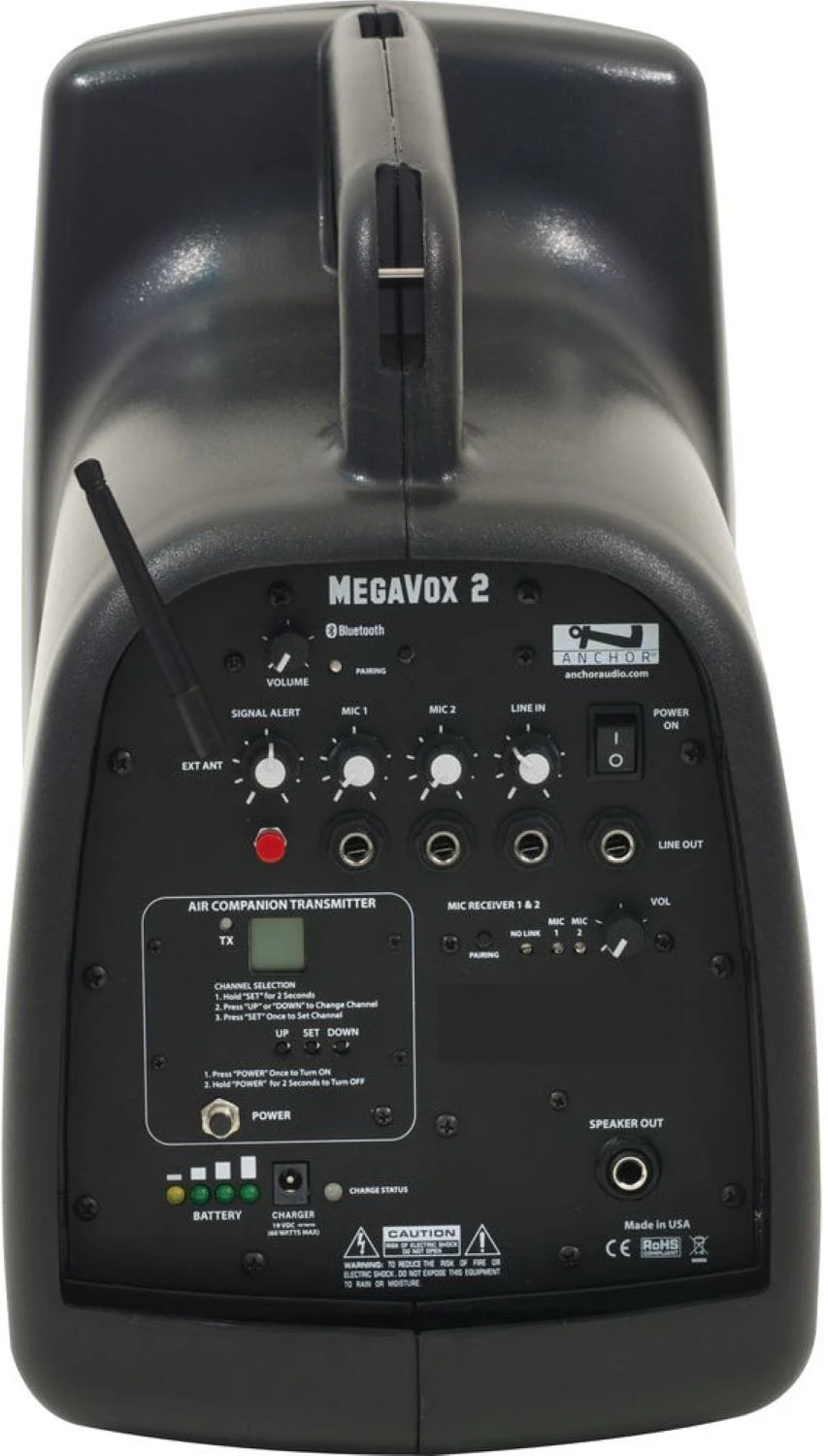 Anchor Audio MEGA2-XU2 Megavox with Bluetooth / Anchor-Air Transmitter / Anchor-Link 2 Mic Capacity - Image 4