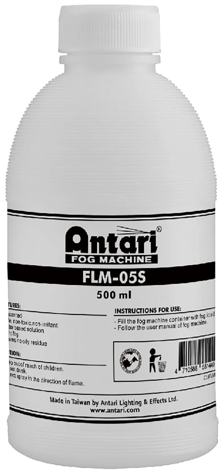 Antari FLM-05S 0.5 Liter Bottle Fog Fluid for M-1 / MB-1 / MB-20 / FT-20