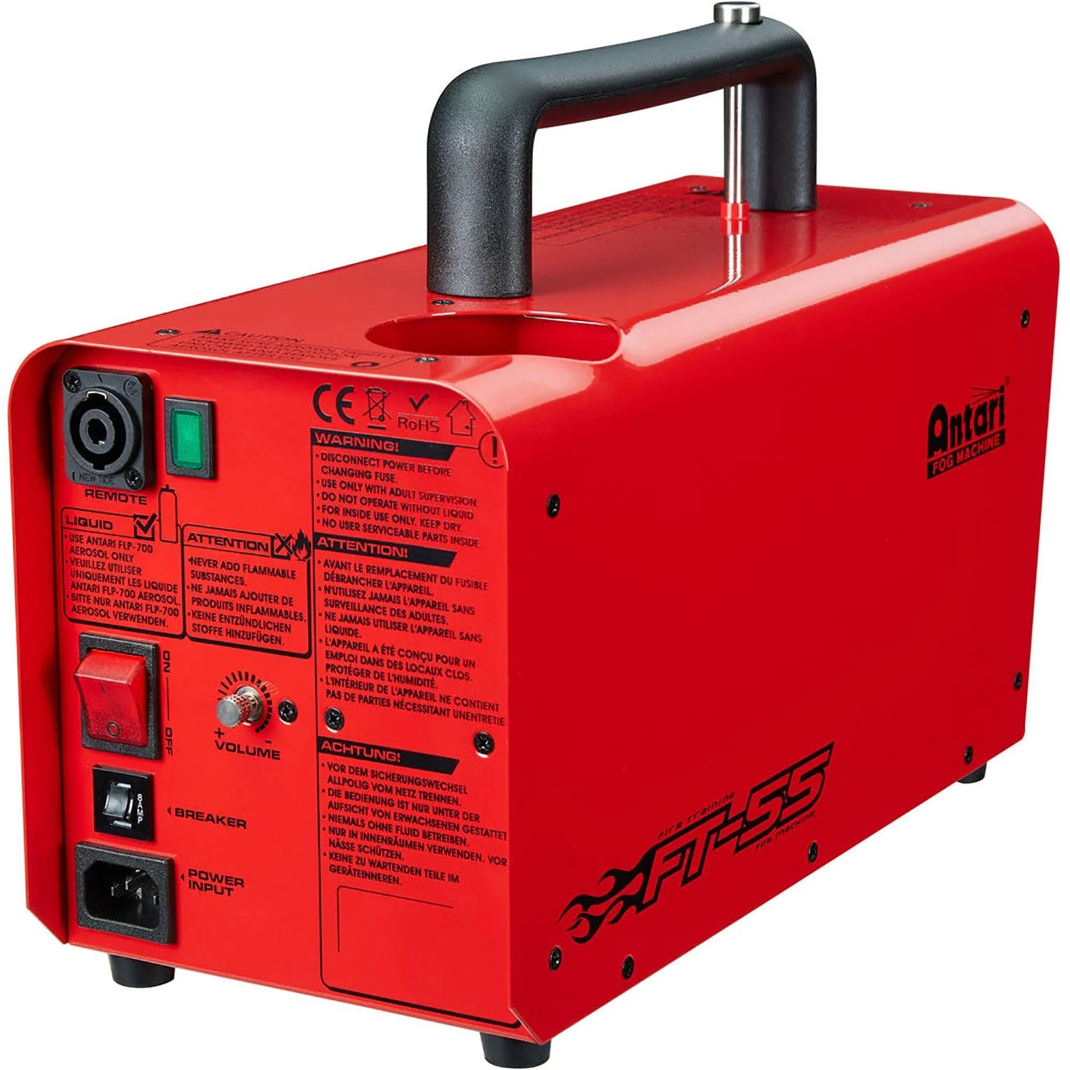 Antari FT-55 Compact Mechanical Fog Machine with Wired Remote - Image 3