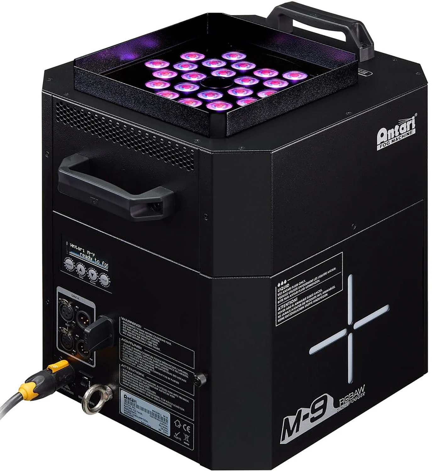 Antari M-9 RGBAW LED Multi-Position Fog Machine with 50-Foot Upshot Burst - Image 4