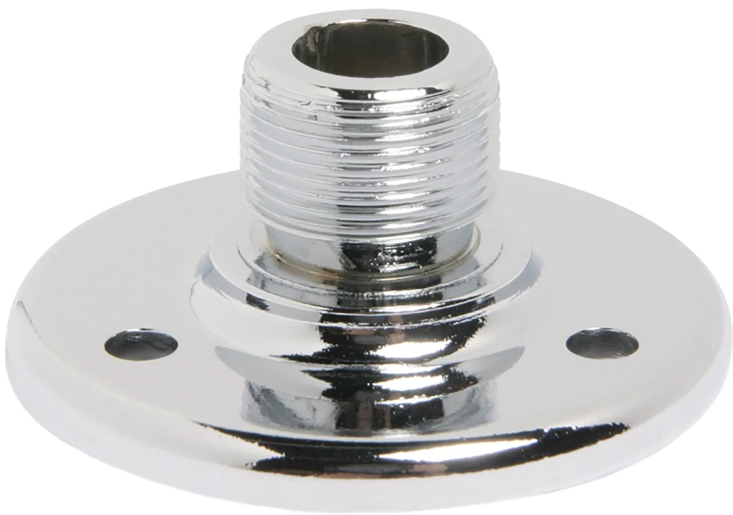 AtlasIED AD-12 Surface Mount Male Microphone Flange - 5/8 Inch - 27 Thread - Chrome (100 Pieces) - Image 2