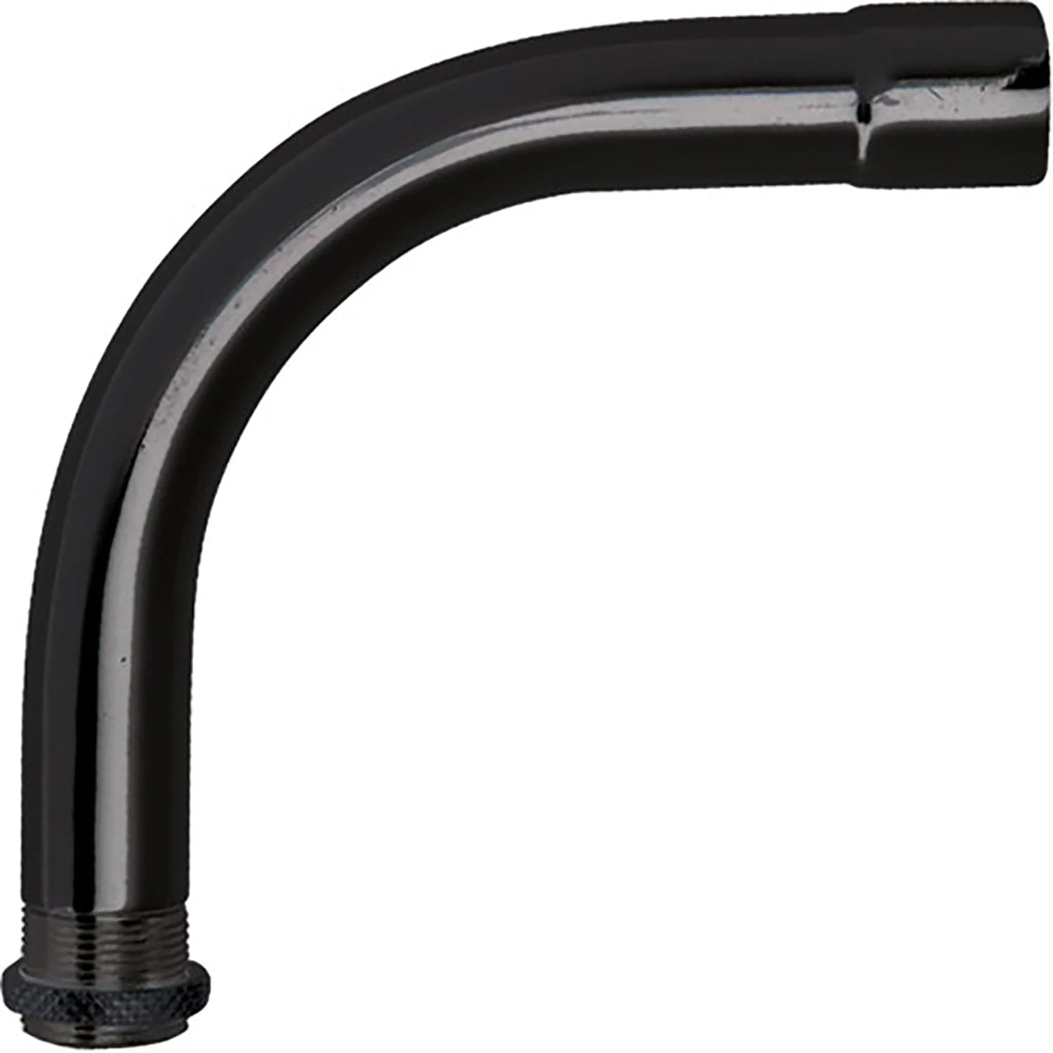 AtlasIED AD14BE Extension Tube - 90 Degree Angle - 5/8 Inch - 27 Thread - Black