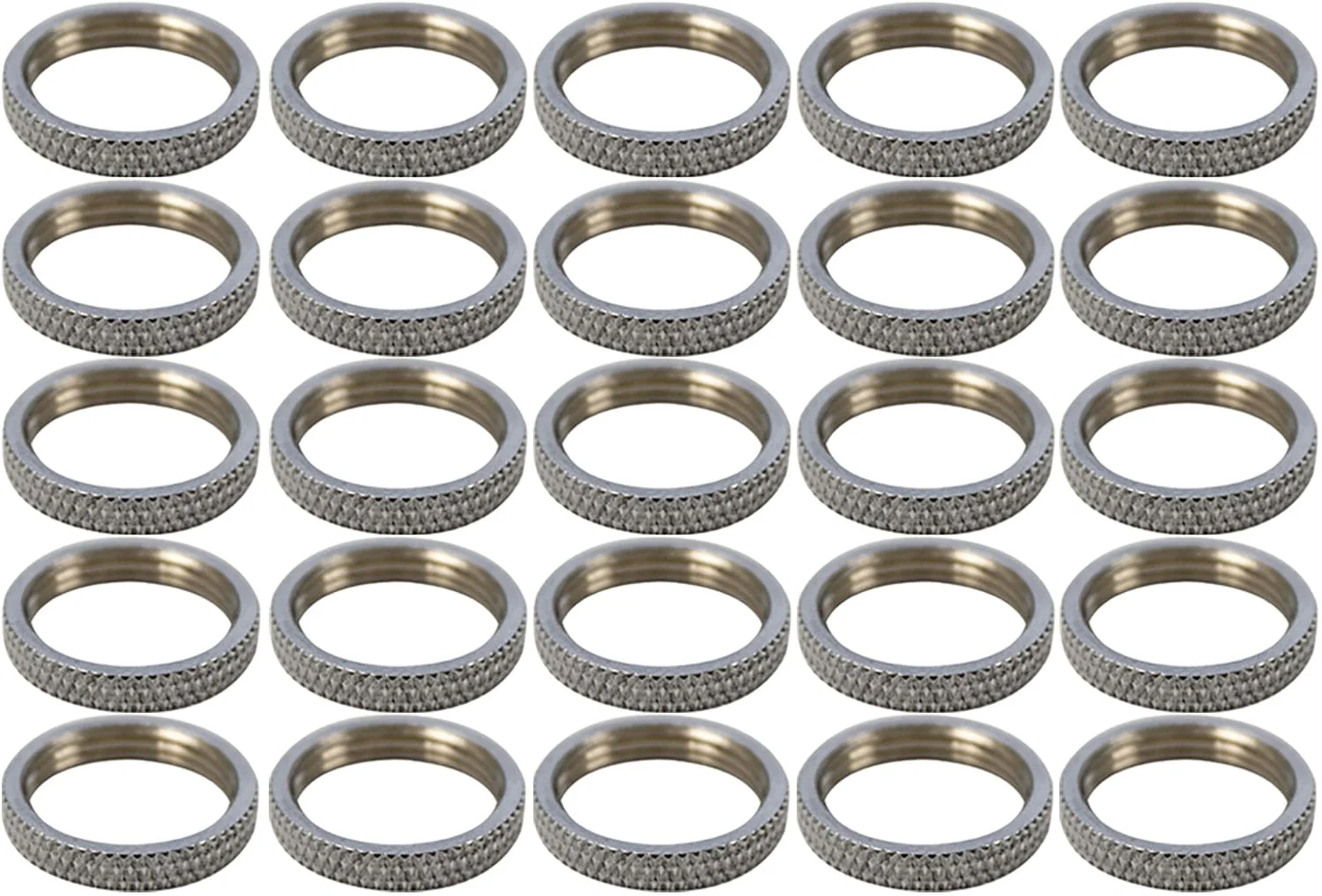 AtlasIED LR58C-25 Lock Ring for Atlas Microphone Stands - 5/8 Inch - Chrome (25 Pieces)