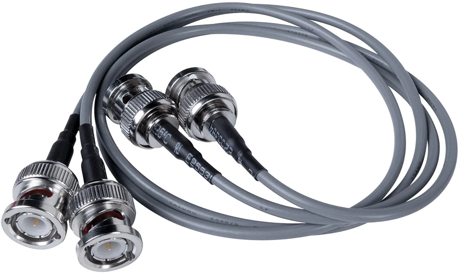 AtlasIED MWBNC18 Male To Male BNC Cable - 18 Inch (Pair)