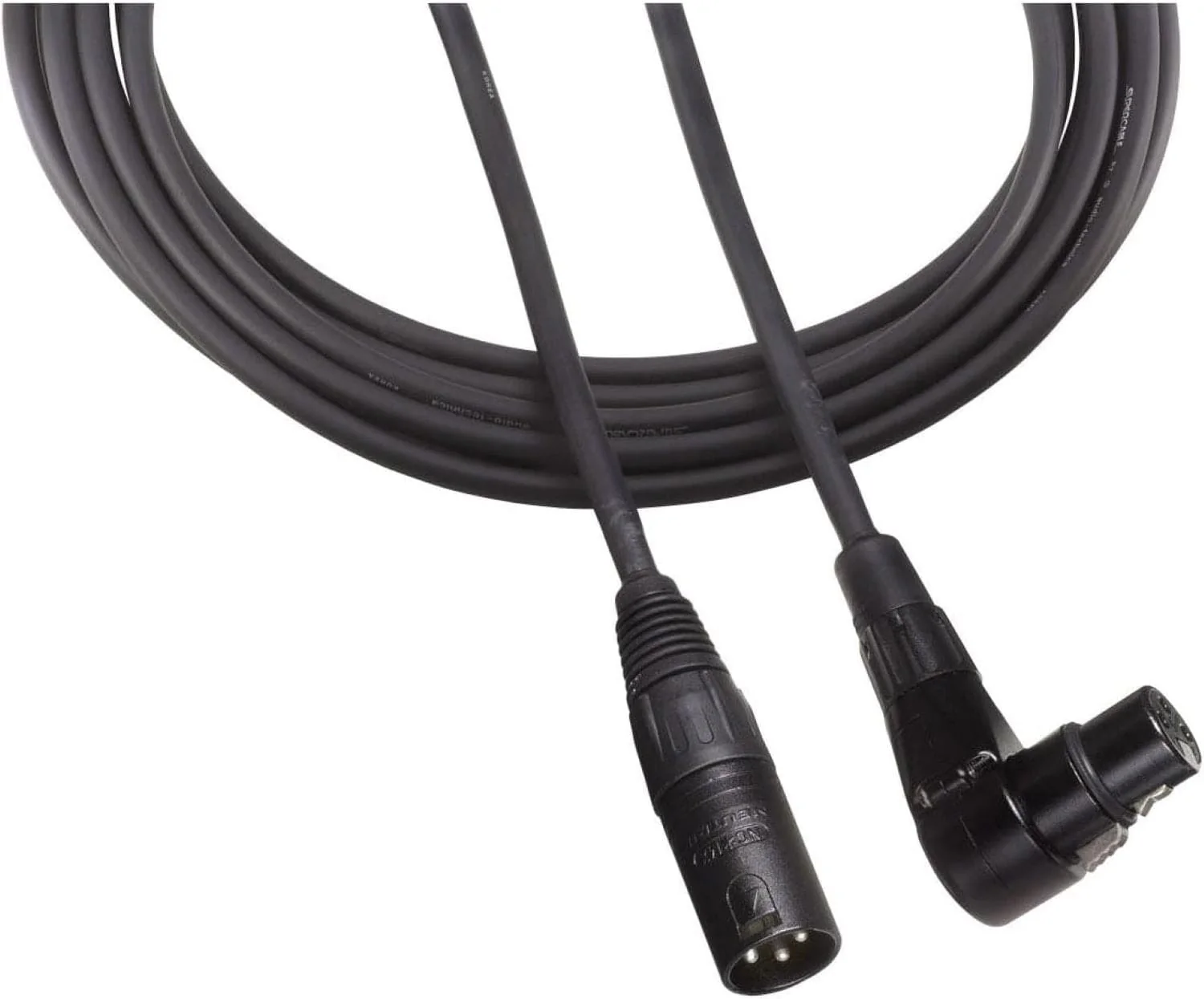 Audio-Technica AT8314-20R Right-Angle XLR Female to XLR Male Balanced Cable - 20 Feet