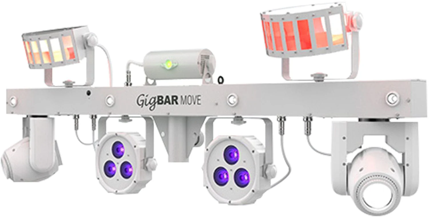 Chauvet DJ GigBAR MOVE 5-in-1 Lighting System (White) - Image 3
