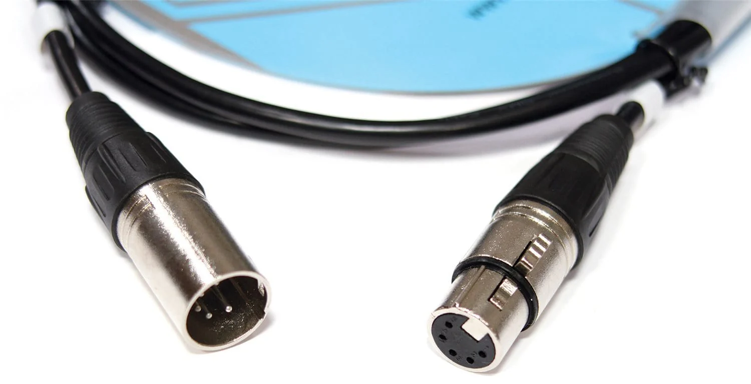 Chauvet DMX5P5FT 5-Pin 5 Foot DMX Lighting Cable - Image 2
