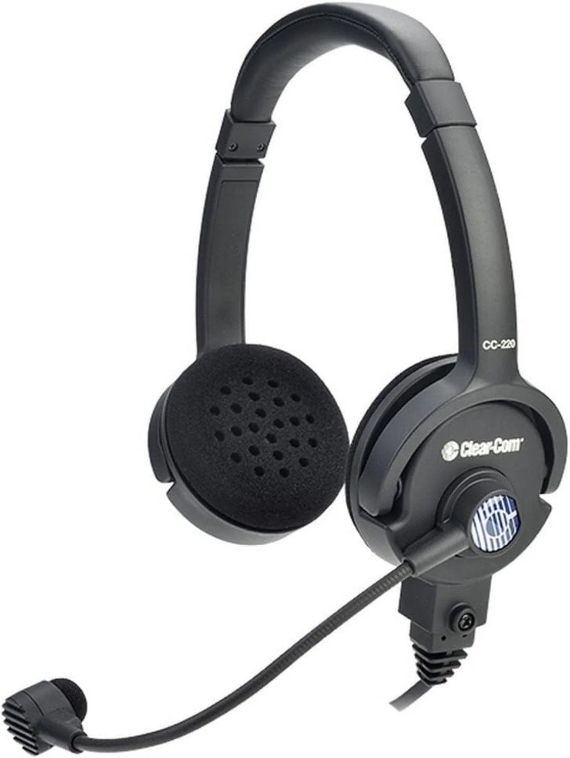 Clear-Com CC-220-X7 Double Ear Headset XLR (F) 7-Pin with Dynamic Mic - Image 2