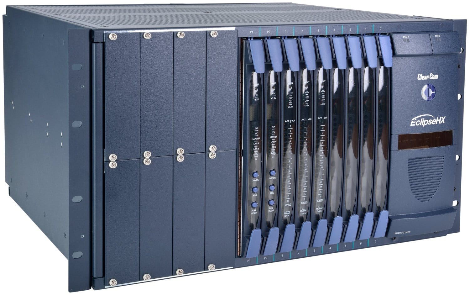 Clear-Com Eclipse HX-MEDIAN-32P Intercom Frame with 32 Ports - Image 3
