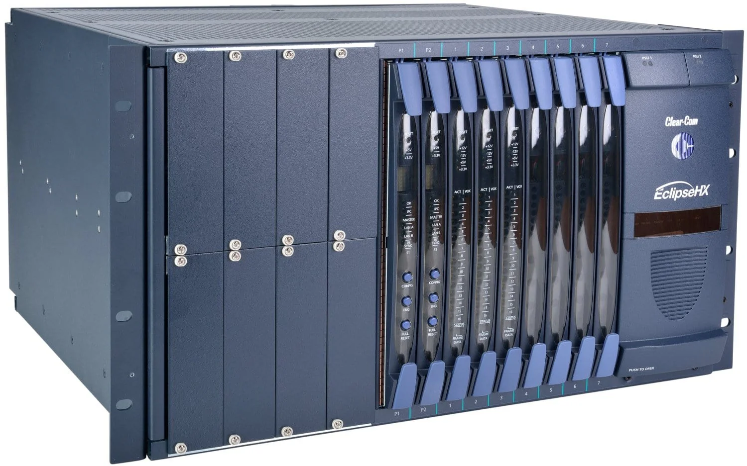 Clear-Com Eclipse HX-MEDIAN-64P Intercom Frame with 64 Ports - Image 4