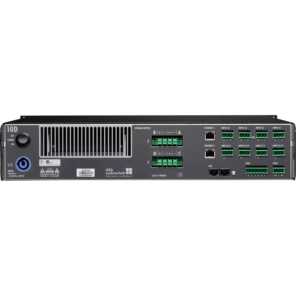 d&b audiotechnik 10D Amplifier - Image 3
