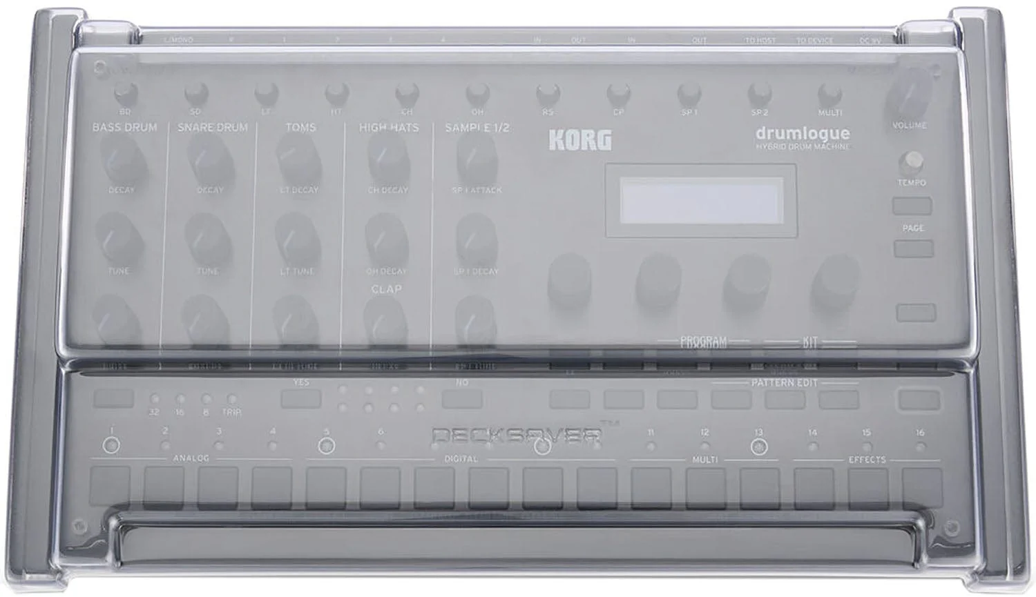 Decksaver DS-PC-DRUMLOGUE Soft Fit Cover for Korg Drumlogue Drum Machine - Image 2