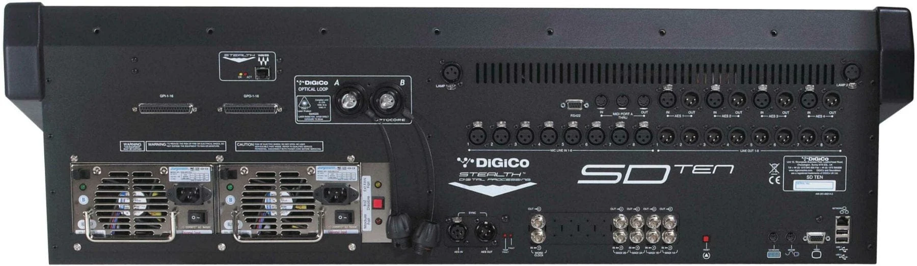 DiGiCo SD10-24 Compact 144-Input Digital Mixing Console - MADI Only - Image 3