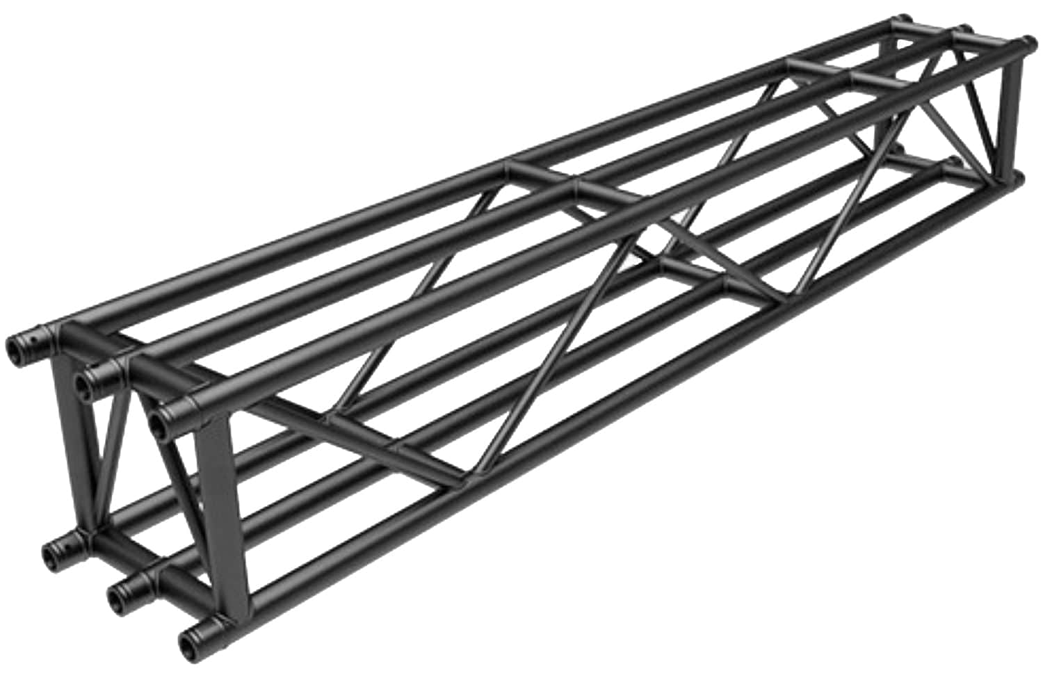 DuraTruss DT46-250-BLK 8.20-Foot DT46 Square Truss with 6 Cords -Black