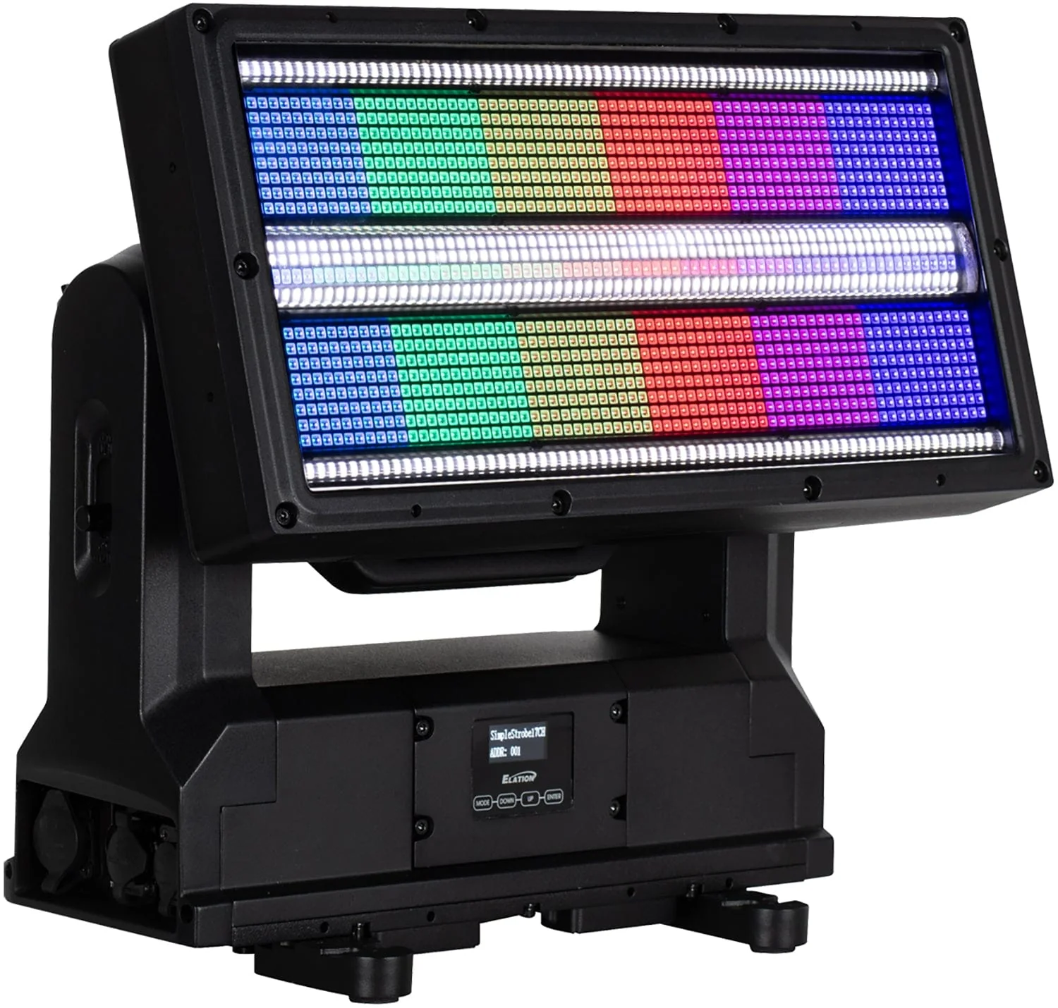 Elation PUL345 Pulse Panel FX Strobe Panel Light with 360 Degree Pan / Spin and 180 Degree Tilt
