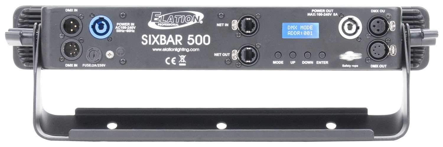 Elation SIXBAR 500 6x12w RGBAW Plus UV LED Wash Light - Image 5