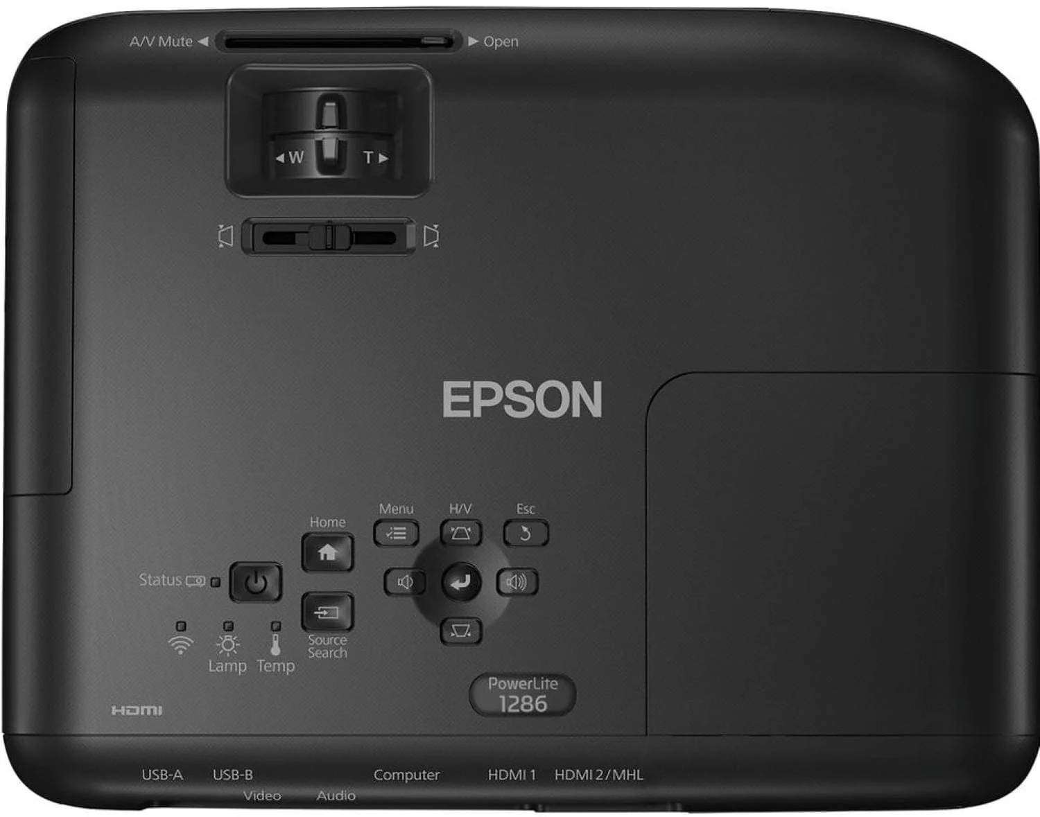 EPSON V11H846120 PowerLite 1286 Business Projector, WUXGA, 3600 Lumens - Image 6