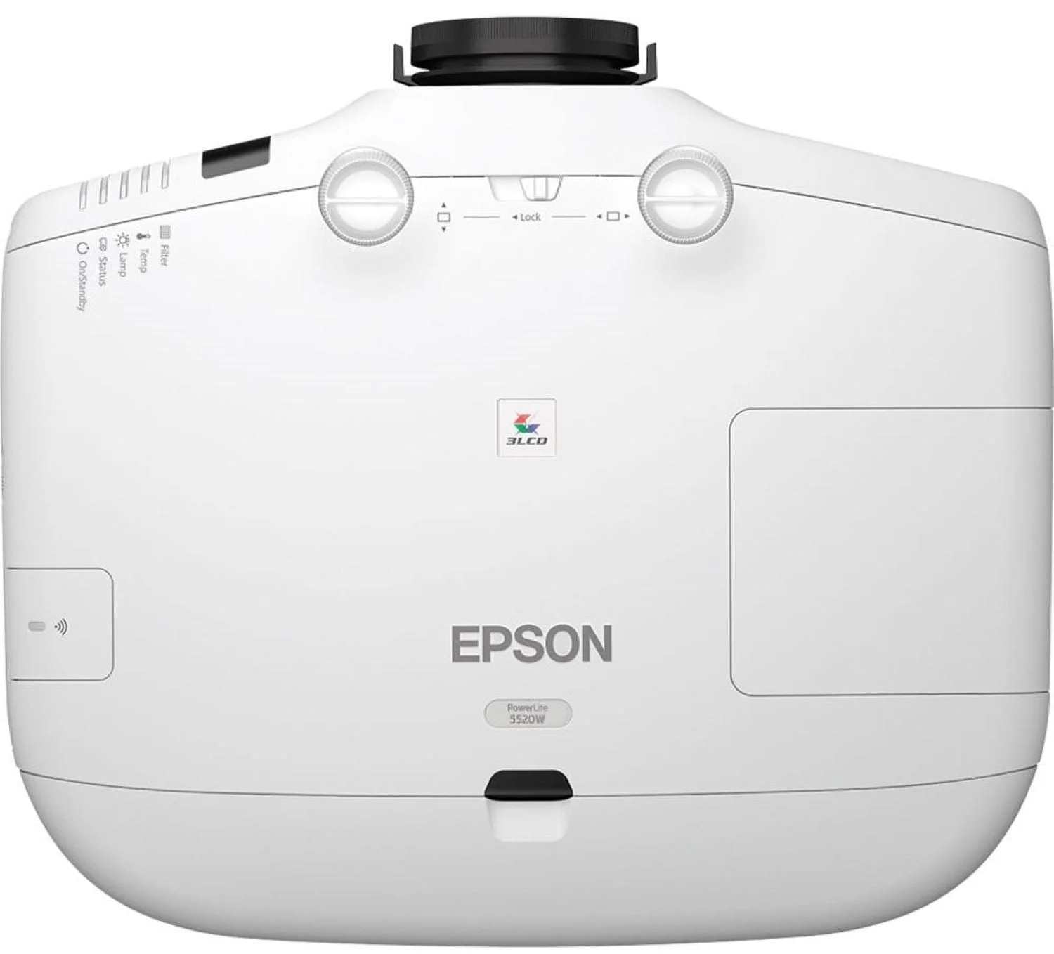 EPSON V11H826020 PowerLite 5520W Projector, 3LCD, WXGA, 5500 Lumens - Image 5
