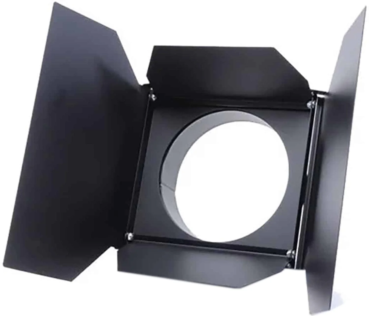 ETC 400BDS Barn Door - 4-Leaf with Short Extension Ring, 7.5 Inch / 190 Millimeter - Black
