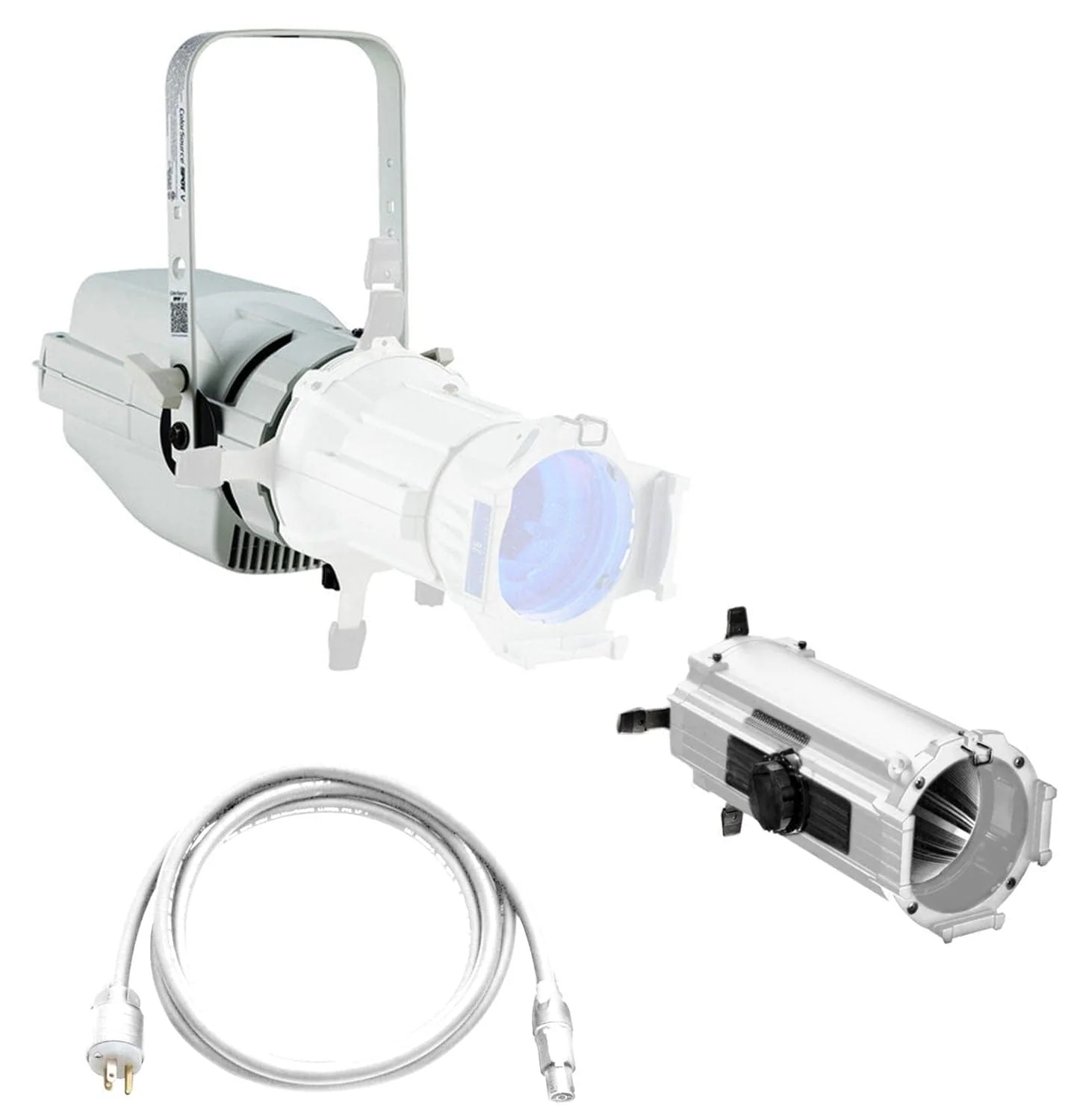 ETC ColorSource Spot V, Light Engine with Multiverse, 15-to-30-Degree Zoom Lens Tube - White